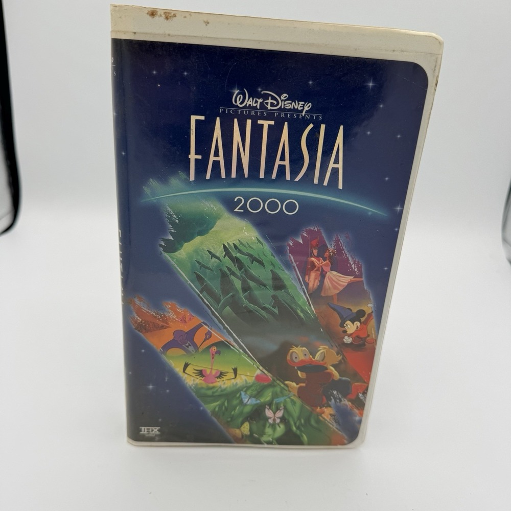 Disney Fantasia 2000 VHS THX Clamshell Sorcerer's Apprentice Mickey